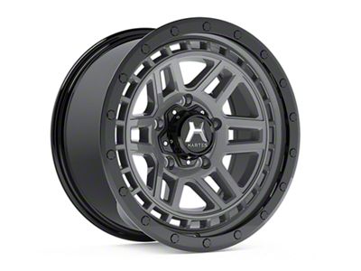 Hartes Metal Beast Anthracite with Black Simulated Beadlock 5-Lug Wheel; 18x9; 0mm Offset (09-18 RAM 1500)