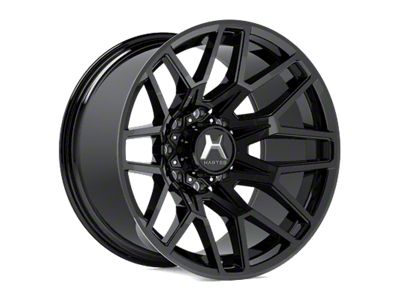 Hartes Metal Crossbow Satin Black 6-Lug Wheel; 20x9; 15mm Offset (14-18 Sierra 1500)