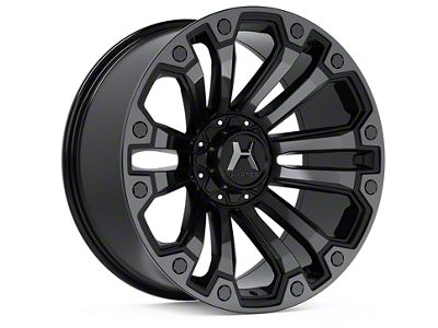 Hartes Metal Rhino Matte Black Machined with Satin Dark Tint 6-Lug Wheel; 20x10; -18mm Offset (14-18 Sierra 1500)