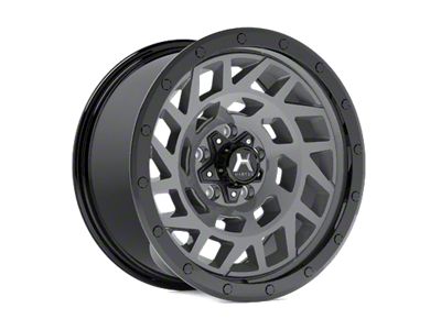 Hartes Metal Monster Anthracite with Black Simulated Beadlock 5-Lug Wheel; 18x9; 0mm Offset (94-01 RAM 1500)