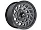 Hartes Metal Monster Anthracite with Black Simulated Beadlock 6-Lug Wheel; 18x9; 15mm Offset (19-24 RAM 1500)