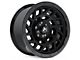 Hartes Metal Monster Matte Black with Gloss Black Bolts 6-Lug Wheel; 18x9; 15mm Offset (19-24 RAM 1500)