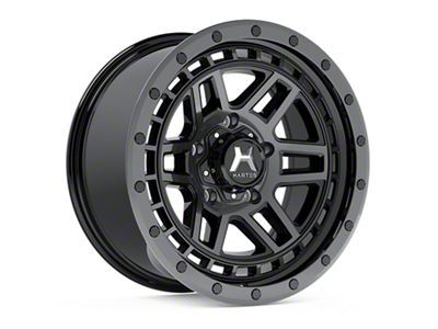 Hartes Metal Beast Matte Black Machined with Satin Dark Tint 6-Lug Wheel; 17x8.5; 15mm Offset (19-23 Ranger)