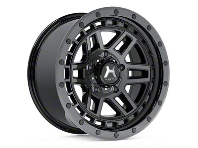 Hartes Metal Beast Matte Black 6-Lug Wheel; 18x9; 15mm Offset (19-26 Sierra 1500)