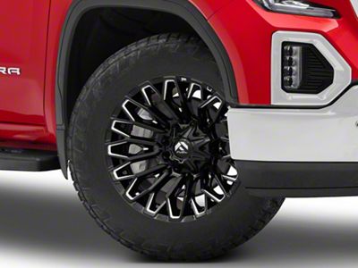 Hartes Metal Strike Gloss Black Milled 6-Lug Wheel; 20x10; -18mm Offset (19-25 Sierra 1500)