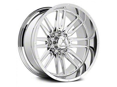 Hartes Metal Whipsaw Polished 8-Lug Wheel; 24x12; -44mm Offset (07-10 Sierra 2500 HD)