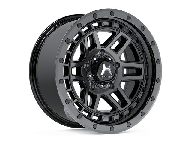 Hartes Metal Beast Matte Black Machined with Satin Dark Tint 6-Lug Wheel; 17x8.5; 6mm Offset (07-14 Yukon)