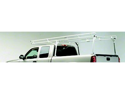 Heavy Duty Aluminum Truck Rack; 1,200 lb. Capacity (99-23 Sierra 1500 w/ 6.50-Foot Standard & 8-Foot Long Box)