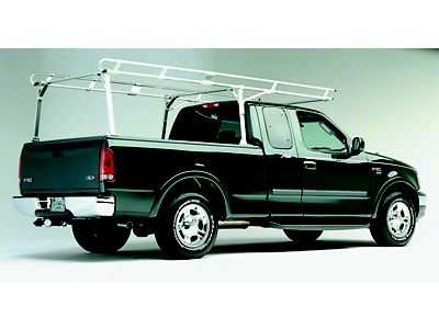 Heavy Duty Aluminum Truck Rack; 1,200 lb. Capacity (97-24 F-150 Styleside w/ 6-1/2-Foot & 8-Foot Bed)