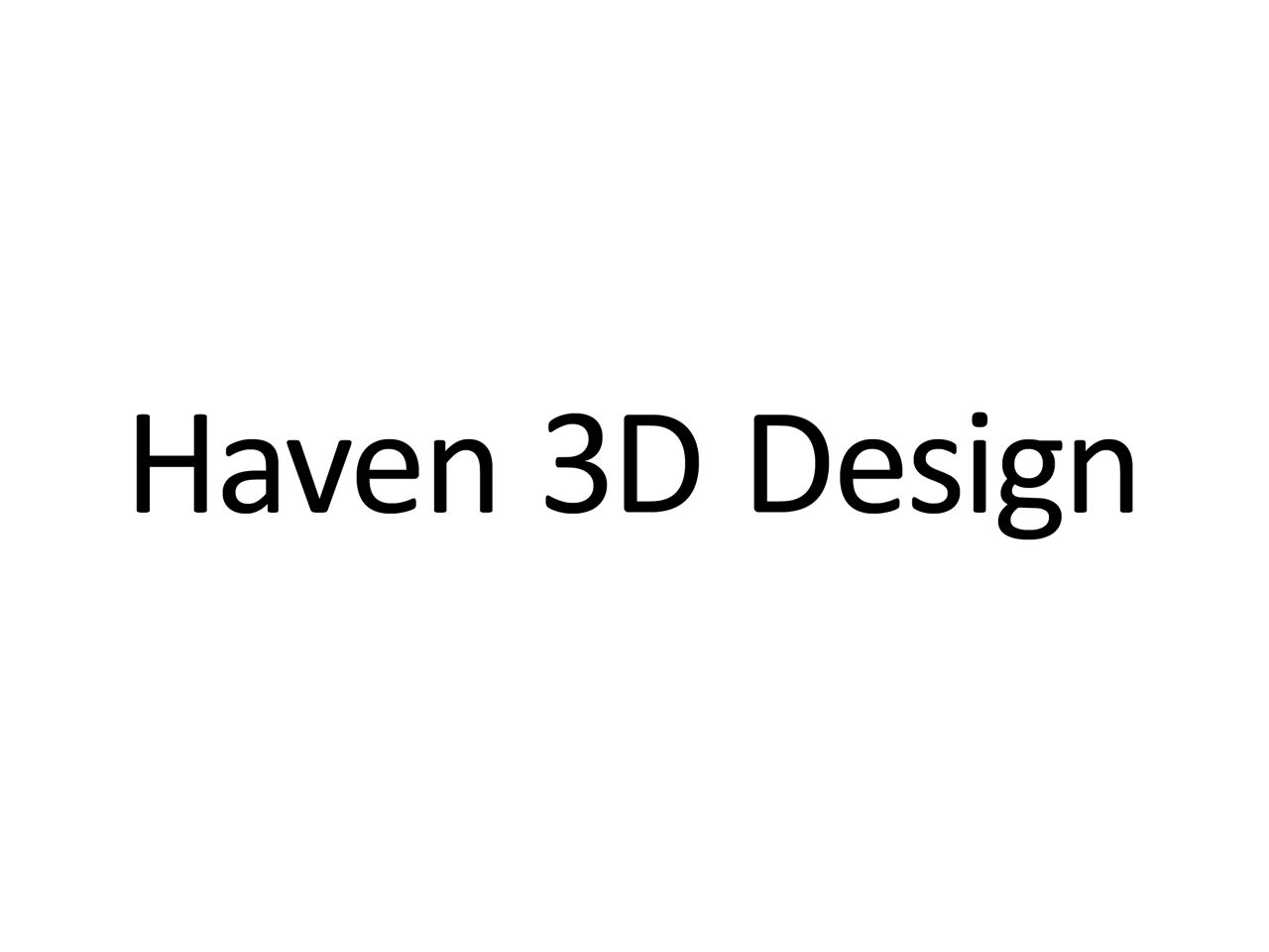 Haven 3D Parts