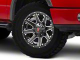 Havok Off-Road H102 Black Milled 6-Lug Wheel; 20x9; -12mm Offset (04-08 F-150)