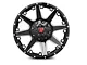 Havok Off-Road H102 Black Milled 6-Lug Wheel; 20x9; -12mm Offset (09-14 F-150)