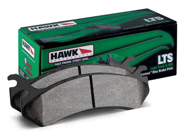 Hawk Performance LTS Brake Pads; Rear Pair (02-10 RAM 1500, Excluding SRT-10 & Mega Cab)