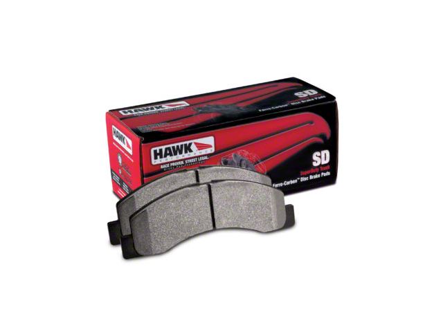 Hawk Performance SuperDuty Brake Pads; Rear Pair (02-08 RAM 1500, Excluding SRT-10)