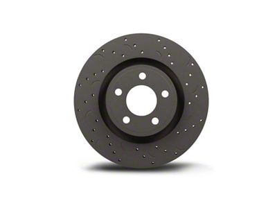 Hawk Performance Talon Cross-Drilled and Slotted 8-Lug Rotors; Front Pair (03-08 RAM 3500)