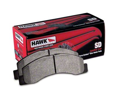 Hawk Performance SuperDuty Brake Pads; Front Pair (99-06 Sierra 1500)