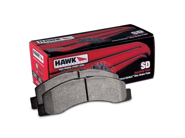 Hawk Performance SuperDuty Brake Pads; Front Pair (07-18 Sierra 1500)