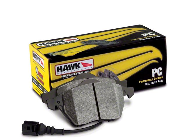 Hawk Performance Ceramic Brake Pads; Front Pair (07-10 Sierra 2500 HD)
