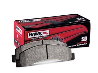 Hawk Performance SuperDuty Brake Pads; Front Pair (07-15 Sierra 1500)