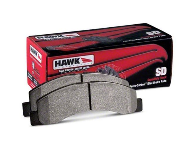 Hawk Performance SuperDuty Brake Pads; Rear Pair (07-15 Sierra 1500)