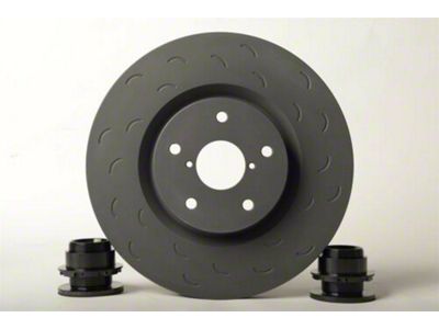 Hawk Performance Talon Slotted 8-Lug Rotors; Rear Pair (13-16 F-250 Super Duty DRW)