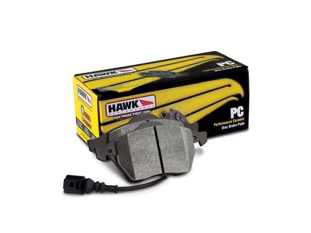 Hawk Performance Ceramic Brake Pads; Front Pair (07-18 Yukon)