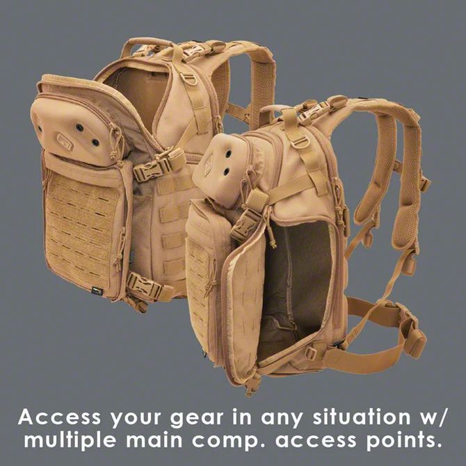 Hazard 4 Universal AT Drawbridge Daypack; Coyote BKP-DBG-CYT