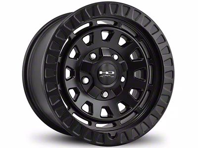 HD Off-Road Wheels Venture Satin Black 8-Lug Wheel; 17x9; 0mm Offset (03-09 RAM 2500)