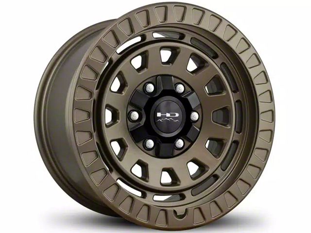 HD Off-Road Wheels Venture Satin Bronze 8-Lug Wheel; 17x9; 0mm Offset (03-09 RAM 3500 SRW)