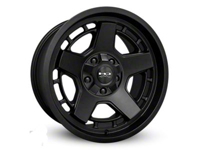 HD Off-Road Wheels Atlas Satin Black 6-Lug Wheel; 17x9; -12mm Offset (07-14 Tahoe)