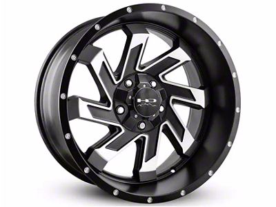HD Off-Road Wheels SAW Gloss Black Milled 6-Lug Wheel; 22x10; -10mm Offset (09-14 F-150)