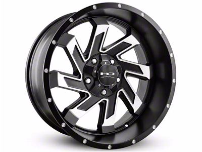 HD Off-Road Wheels SAW Gloss Black Milled Wheel; 22x10; -10mm Offset (09-14 F-150)