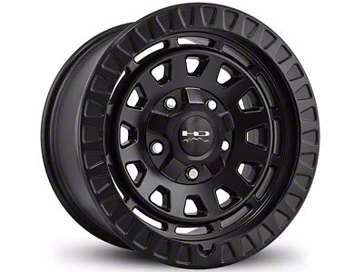 HD Off-Road Wheels Venture Satin Black 6-Lug Wheel; 17x9; 0mm Offset (09-14 F-150)