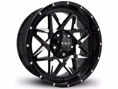 HD Off-Road Wheels Caliber Gloss Black 8-Lug Wheel; 20x10; -25mm Offset (10-18 RAM 2500)