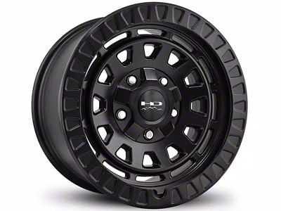 HD Off-Road Wheels Venture Satin Black 8-Lug Wheel; 17x9; 0mm Offset (10-18 RAM 3500 SRW)