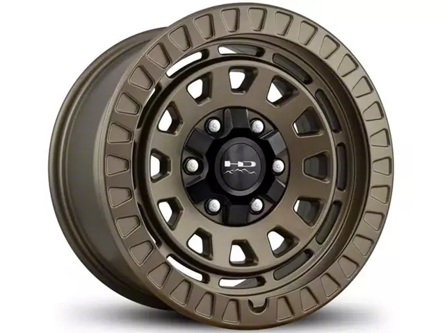 HD Off-Road Wheels Venture Satin Bronze 8-Lug Wheel; 17x9; 0mm Offset (15-19 Sierra 3500 HD SRW)