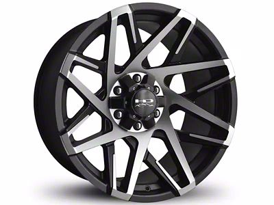 HD Off-Road Wheels Canyon Satin Black Machined 6-Lug Wheel; 20x10; -25mm Offset (23-25 Canyon)