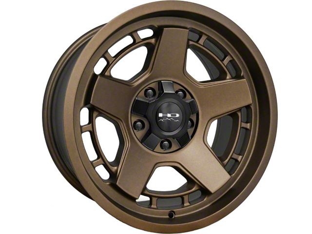 HD Off-Road Wheels Atlas Satin Bronze 5-Lug Wheel; 17x9; 0mm Offset (05-11 Dakota)
