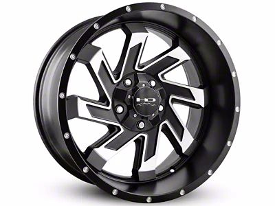 HD Off-Road Wheels SAW Satin Black Machined 6-Lug Wheel; 20x9; 0mm Offset (21-25 F-150)