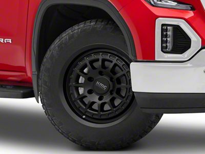 HD Off-Road Wheels Canyon Satin Black 6-Lug Wheel; 20x10; -25mm Offset (19-25 Sierra 1500)