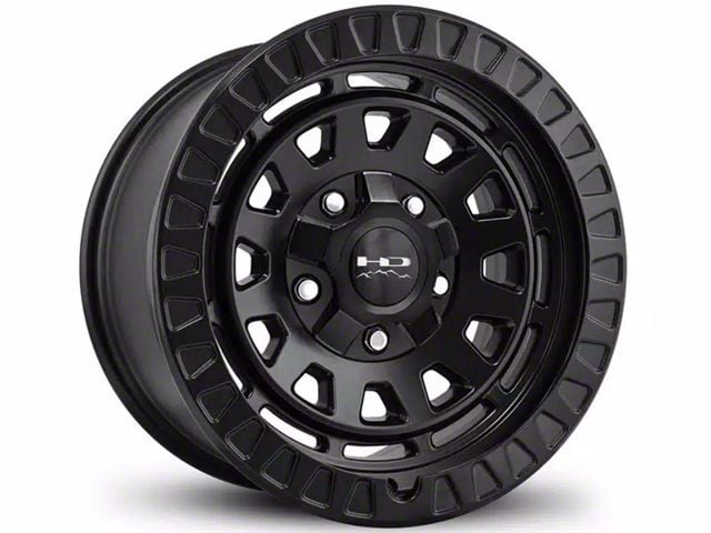 HD Off-Road Wheels Venture Satin Black 8-Lug Wheel; 17x9; 0mm Offset (20-24 Sierra 2500 HD)