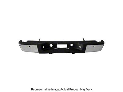 CAPA Replacement Rear Bumper Assembly (11-14 Silverado 2500 HD w/ Rear Object Sensor, w/o Sensor Components)