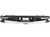 Replacement Rear Bumper Assembly; Chrome (15-18 Silverado 2500 HD w/ Hitch Bar, w/ Park, w/o Sensors)