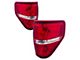 Headlights Depot OE Style Tail Lights; Chrome Housing; Red Lens (09-14 F-150 Styleside)