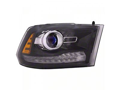 Headlights Depot Halogen Headlight; Passenger Side (13-14 RAM 1500)