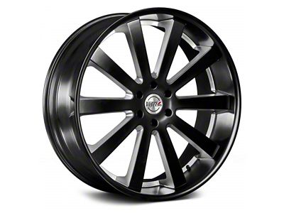 Heavy Hitters HH10 Absolute Black 6-Lug Wheel; 22x9.5; 30mm Offset (04-08 F-150)