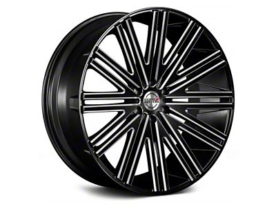 Heavy Hitters HH12 Absolute Black 6-Lug Wheel; 22x9.5; 30mm Offset (04-08 F-150)