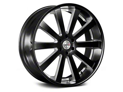 Heavy Hitters HH10 Absolute Black 6-Lug Wheel; 22x9.5; 30mm Offset (21-25 F-150)