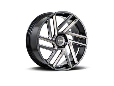 Heavy Hitters Forged HF6 Absolute Black 6-Lug Wheel; 22x9.5; 30mm Offset (15-20 F-150)