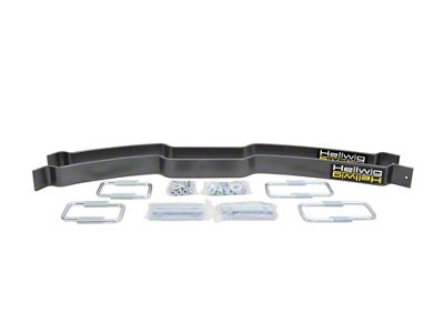 Hellwig EZ-990 Helper Spring Kit; Step Bracket Style (94-01 RAM 1500)
